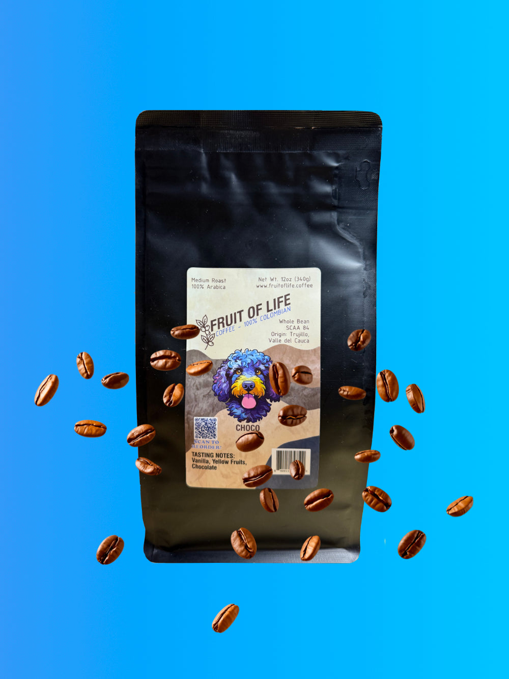 Choco - Vanilla, Chocolate & Yellow Fruits Coffee