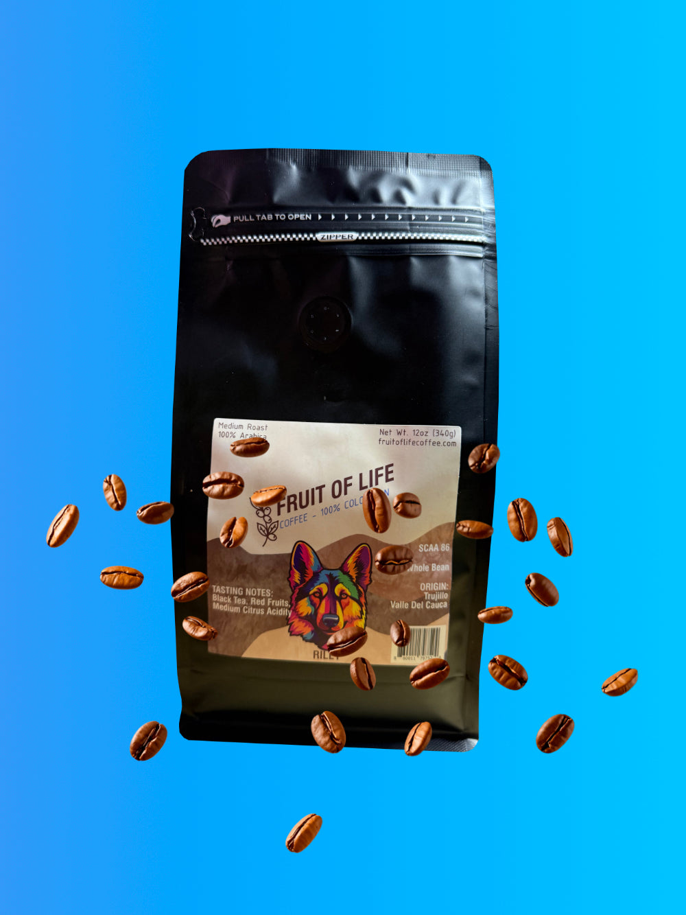 Riley - Black Tea, Red Fruits, Medium Citrus Acidity Coffee